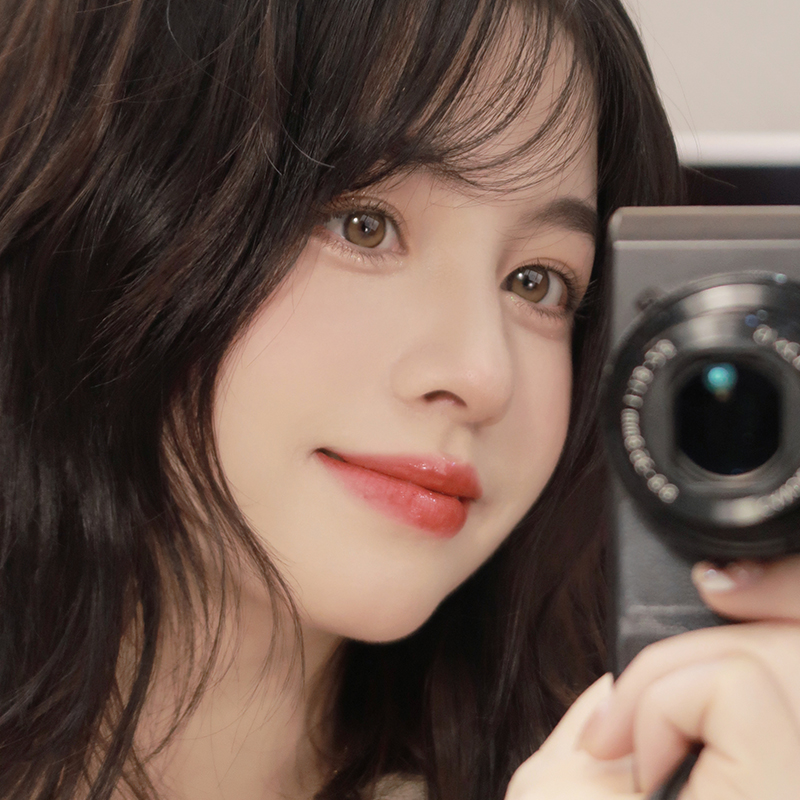유리알 맑은 브라운